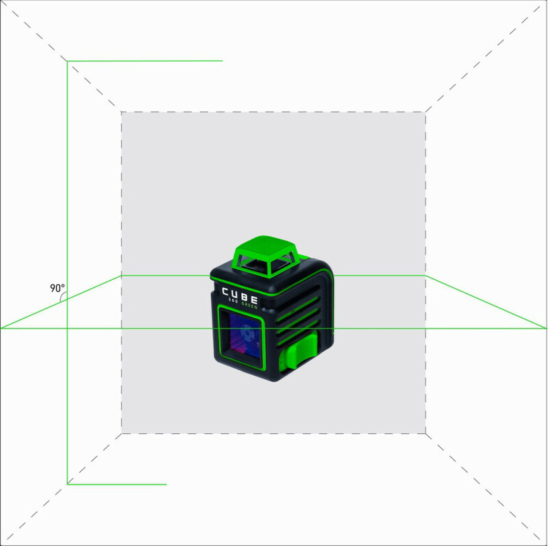 Лазерный уровень ADA CUBE 360 Green ULTIMATE EDITION - Зображення 8