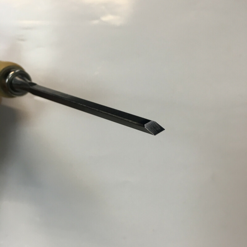 Стамеска Долото Pfeil плоское с деревянной рукоятью с кольцом, 6 mm Z 1.06 - Зображення 3