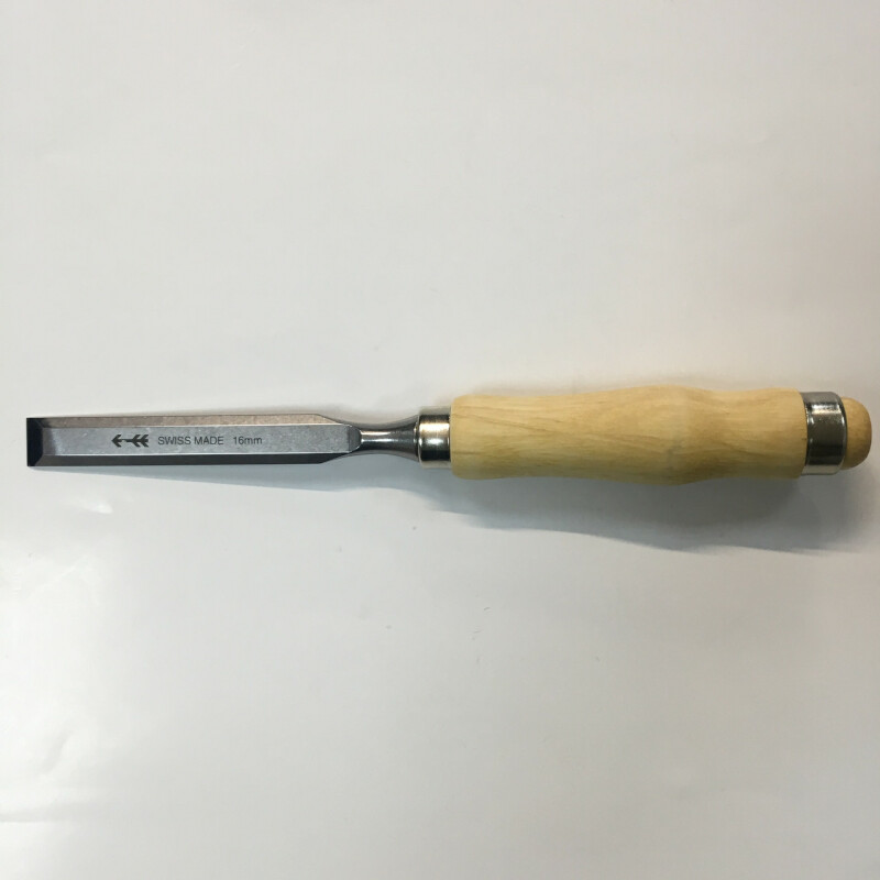 Стамеска Долото Pfeil плоское с деревянной рукоятью с кольцом, 16 mm Z 1.16 - Зображення 2
