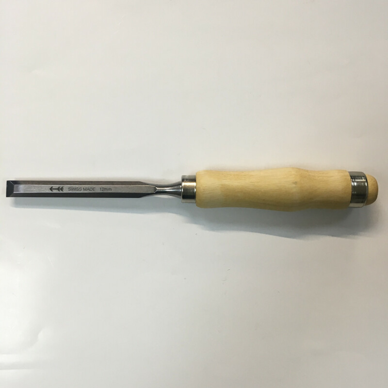 Стамеска Долото Pfeil плоское с деревянной рукоятью с кольцом, 12 mm Z 1.12 - Зображення 2
