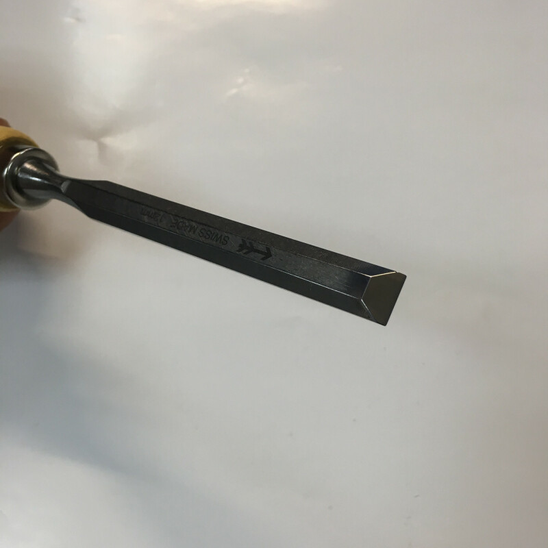 Стамеска Долото Pfeil плоское с деревянной рукоятью с кольцом, 12 mm Z 1.12 - Зображення 3