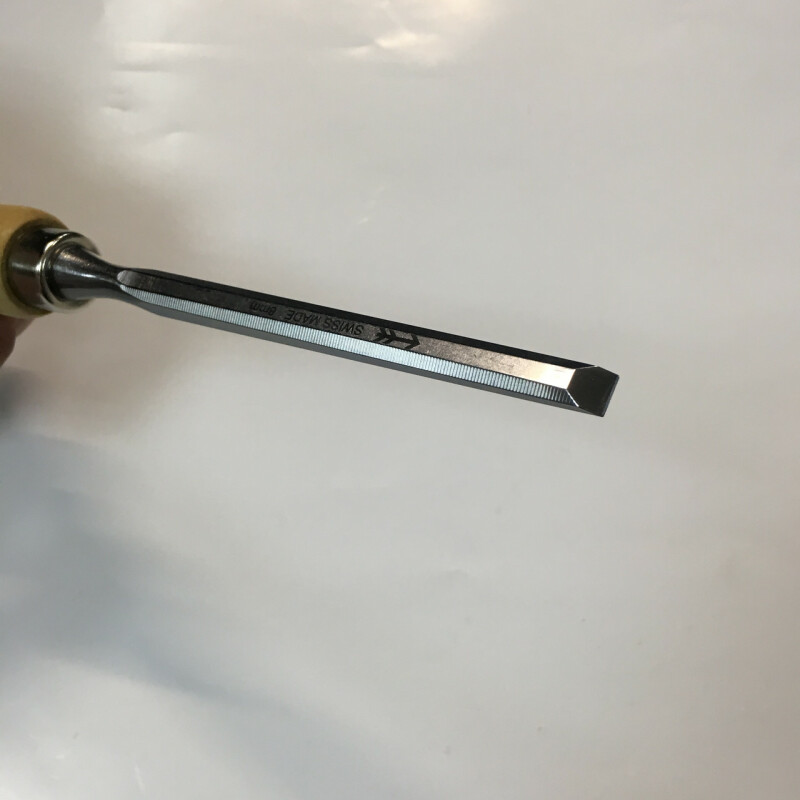 Стамеска Долото Pfeil плоское с деревянной рукоятью с кольцом, 8 mm Z 1.08 - Зображення 3