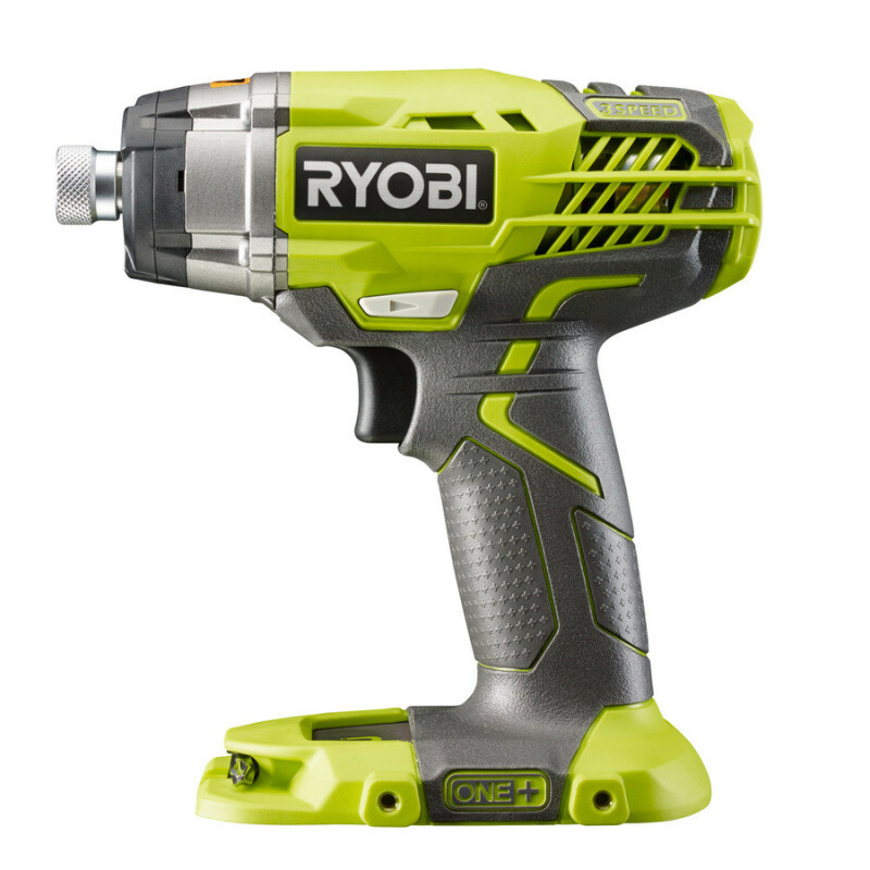 Аккумуляторный 3-скоростной шуруповерт IMPACT RYOBI R18ID3-0 ONE+ 220nm 18В - Зображення 1