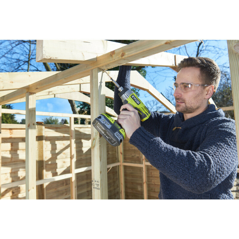 Аккумуляторный 3-скоростной шуруповерт IMPACT RYOBI R18ID3-0 ONE+ 220nm 18В - Зображення 6