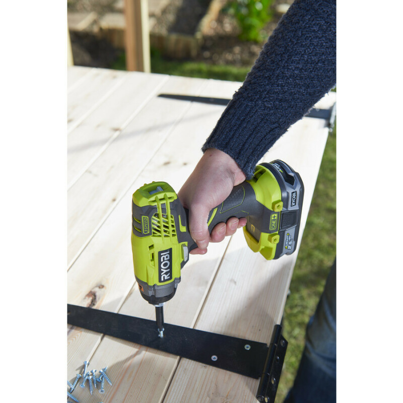 Аккумуляторный 3-скоростной шуруповерт IMPACT RYOBI R18ID3-0 ONE+ 220nm 18В - Зображення 8