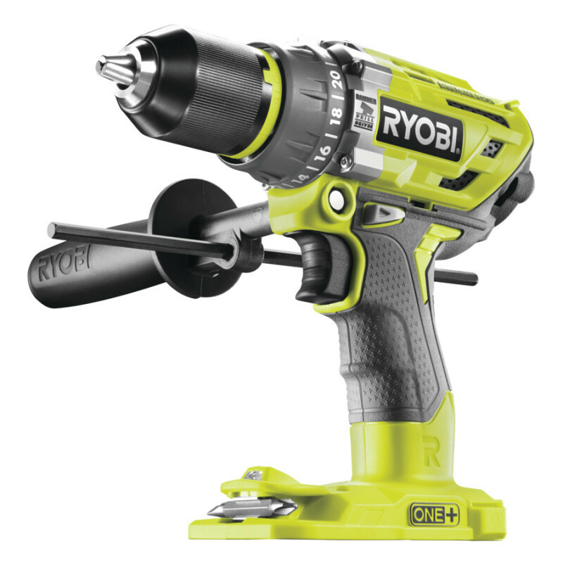 Аккумуляторная бесщеточная ударная дрель-шуруповерт RYOBI R18PD7-0 ONE+ 18V  85nm - Зображення 1