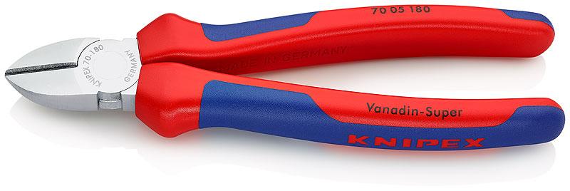 Кусачки боковые хромированные 180 мм Knipex 70 05 180