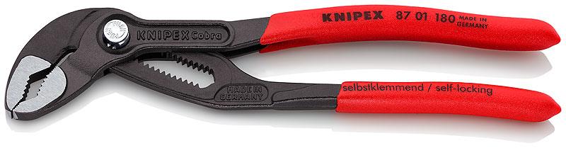 Высокотехнологичные сантехнические клещи Cobra Knipex 87 01 180