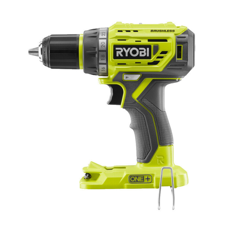 Аккумуляторная бесщеточная дрель-шуруповерт RYOBI R18DD7-0 ONE+ 18В - Зображення 1
