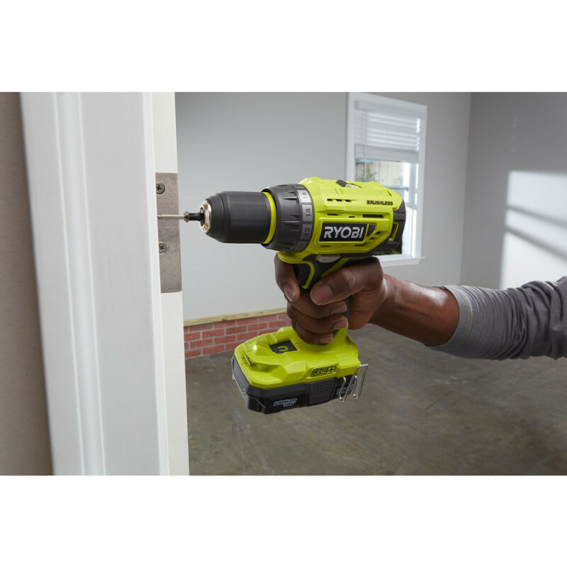 Аккумуляторная бесщеточная дрель-шуруповерт RYOBI R18DD7-0 ONE+ 18В - Зображення 2