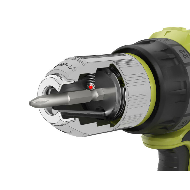 Аккумуляторная бесщеточная дрель-шуруповерт RYOBI R18DD7-0 ONE+ 18В - Зображення 4