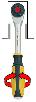 Ротационная трещотка ROTARY S на 1/4” Proxxon 23082 - Зображення 3