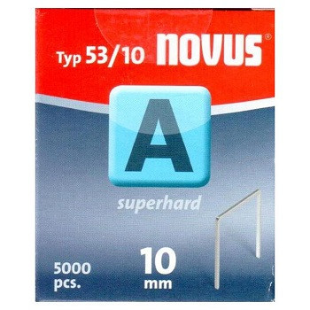 Скобы тонкие супертвердые NOVUS A53/10  5000ШТ - Зображення 3