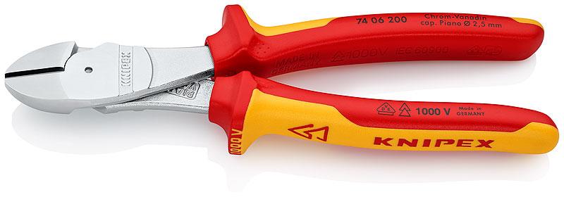Кусачки боковые диэлектрические Knipex 74 06 200