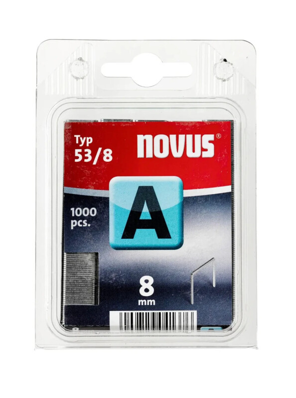 Скобы тонкие NOVUS A53/8  1000ШТ - Зображення 2