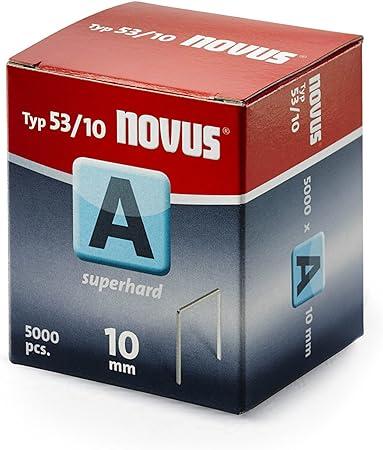 Скобы тонкие супертвердые NOVUS A53/10  5000ШТ - Зображення 1