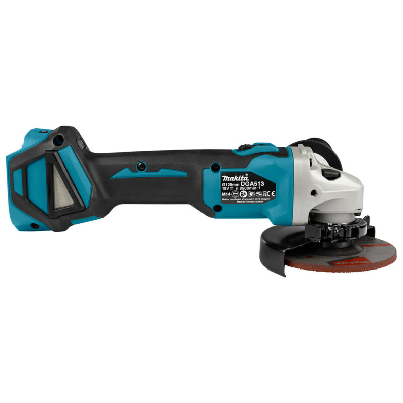 Аккумуляторная болгарка Makita DGA513Z 18v с регулятором оборотов - Зображення 5