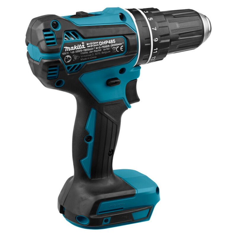 Безщеточный Аккумуляторный ударный шуруповерт Makita DHP485Z - Зображення 1
