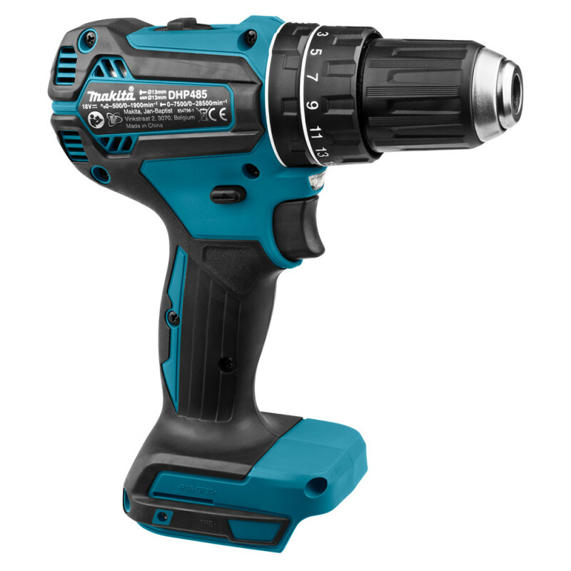 Безщеточный Аккумуляторный ударный шуруповерт Makita DHP485Z - Зображення 2