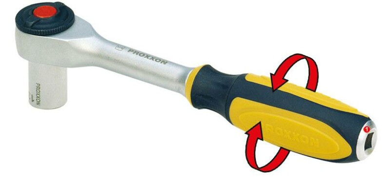 Ротационная трещотка ROTARY S на 1/4” Proxxon 23082 - Зображення 1