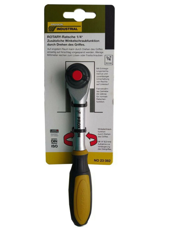 Ротационная трещотка ROTARY S на 1/4” Proxxon 23082 - Зображення 4