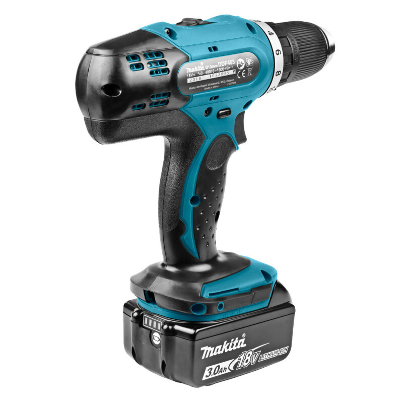 Аккумуляторная дрель-шуруповерт Makita DDF453RFE - Зображення 3