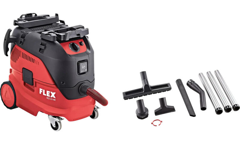 FLEX VCE 33 L AC-Set Пылесос с автоматической очисткой фильтра, 30 л, класс L - Зображення 2
