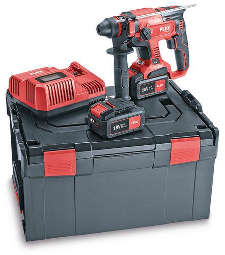 Аккумуляторный перфоратор FLEX CHE 18.0-EC/5.0 Set (1,7 Дж)