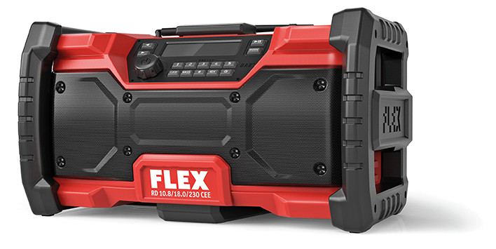 Аккумуляторное цифровое DAB+ строительное радио  FLEX RD 12/18/230 - Зображення 1