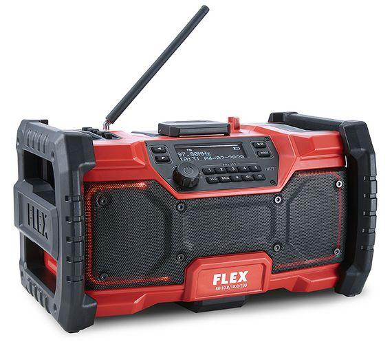 Аккумуляторное цифровое DAB+ строительное радио  FLEX RD 12/18/230