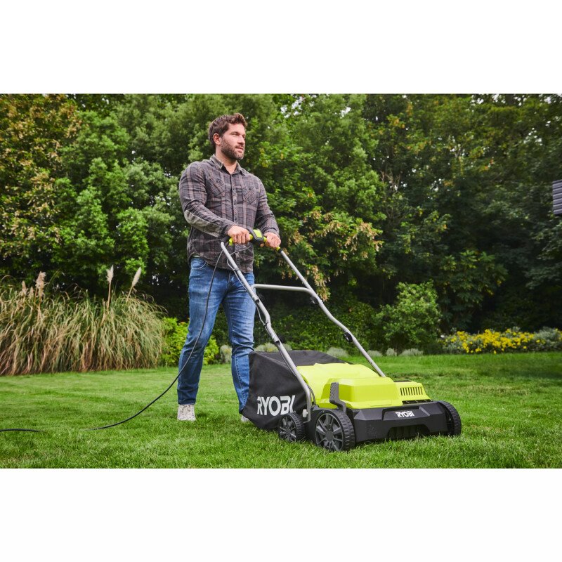 Скарификатор-аэратор для газона Ryobi RY1400SF35A 1400Вт рабочая ширина 35см - Зображення 5