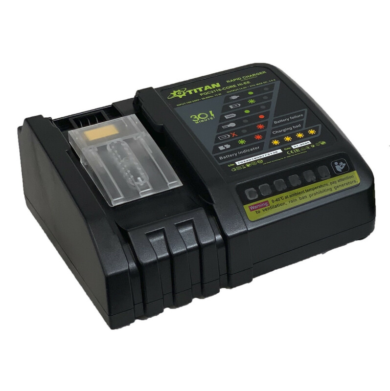 Быстрозарядное устройство TITAN PQC2116-CORE (Makita DC18RC) 3.0A