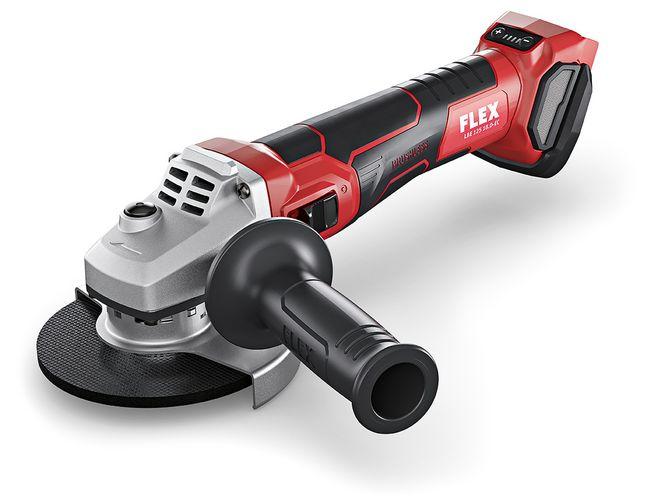 Аккумуляторная угловая шлифмашина с регулировкой оборотов  FLEX LBE 125 18.0-EC C