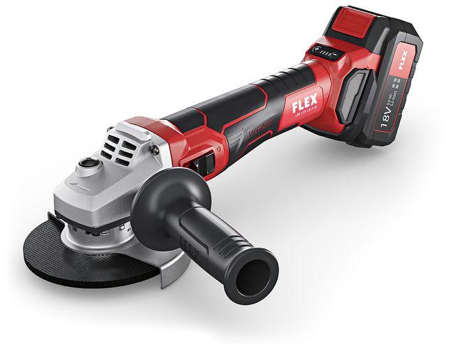Аккумуляторная угловая шлифмашина с регулировкой оборотов  FLEX LBE 125 18.0-EC C - Зображення 2