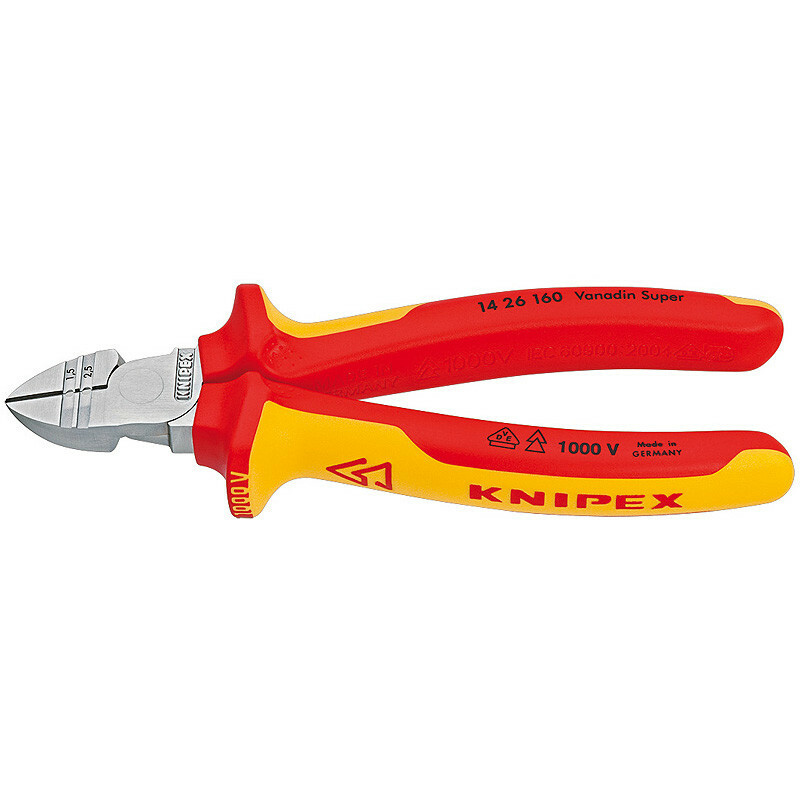 Кусачки диэлектрические для удаления изоляции KNIPEX 14 26 160