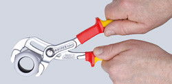 Клещи Knipex Cobra® VDE хромированные 250 мм Knipex 87 26 250 - Зображення 3