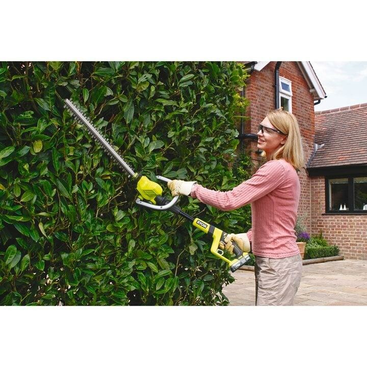 Аккумуляторный высотный кусторез RYOBI OHT1850X ONE+ 18v лезвие 50см - Зображення 4
