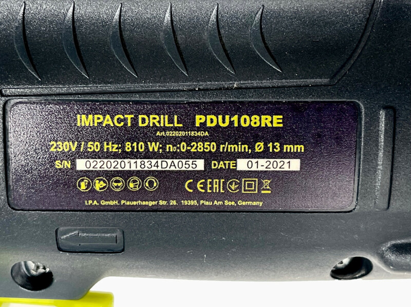 Ударная дрель TITAN PDU108RE - Зображення 4