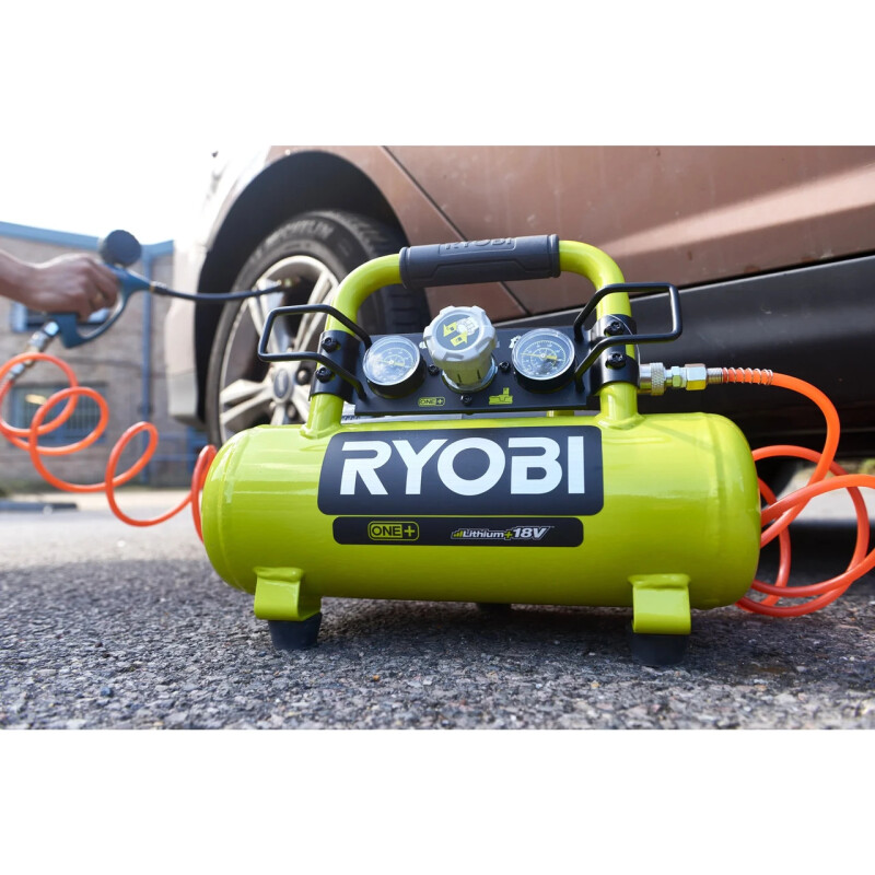 Компрессор аккумуляторный RYOBI R18AC-0 ONE+ - Зображення 2