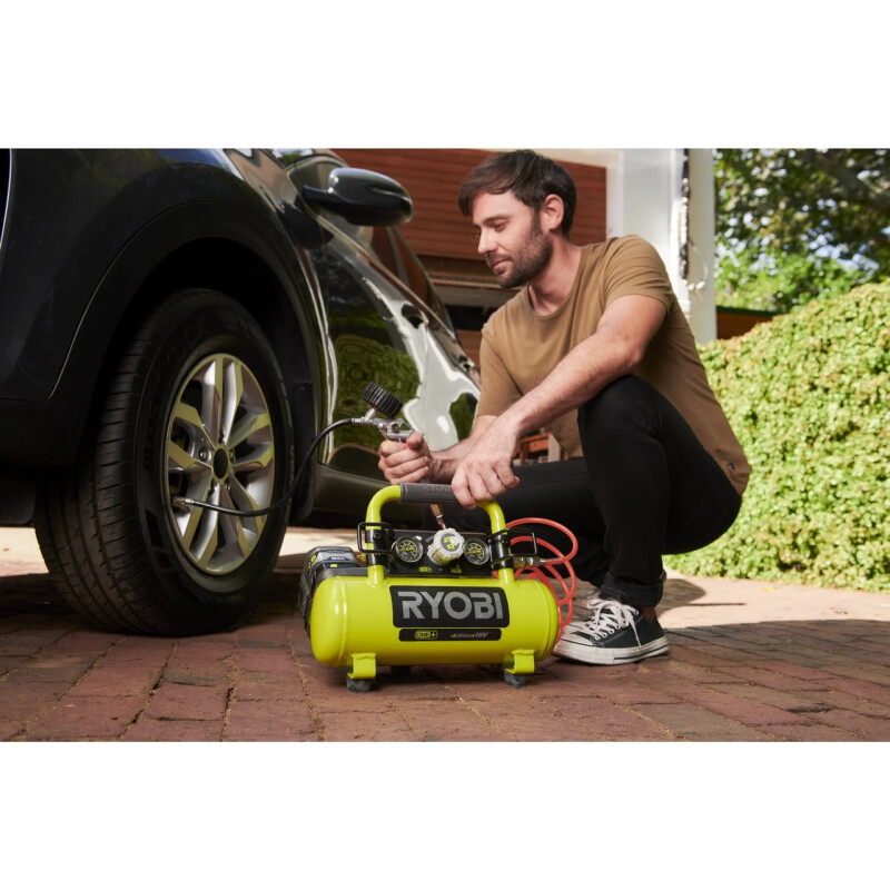 Компрессор аккумуляторный RYOBI R18AC-0 ONE+ - Зображення 3