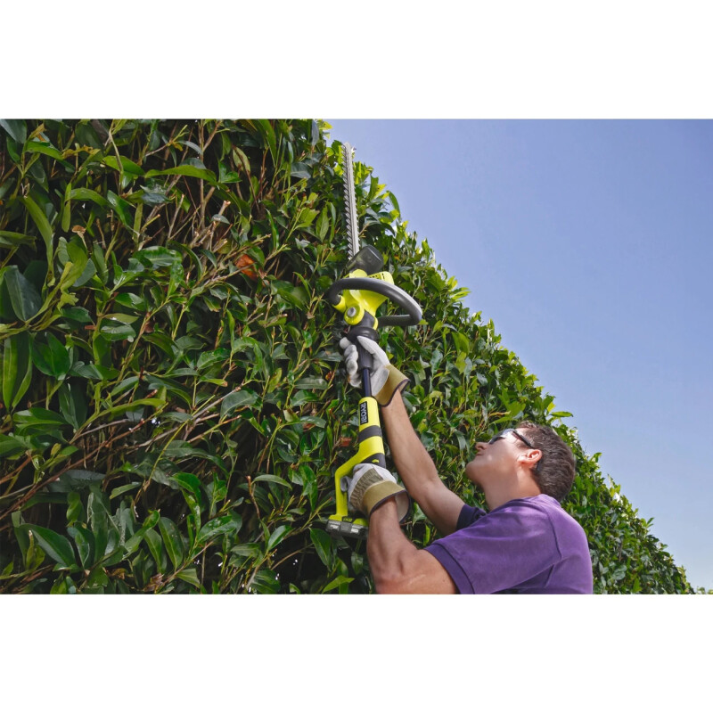 Аккумуляторный высотный кусторез  RYOBI OHT1850X ONE+ 18v лезвие 50см - Зображення 5