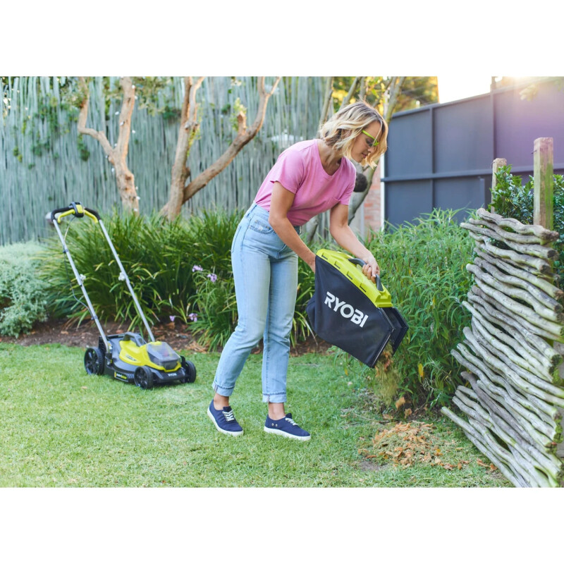 Газонокосилка аккумуляторная RYOBI RLM18X33B40 ONE+ - Зображення 2