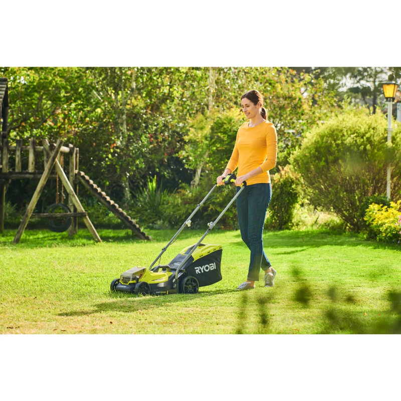 Газонокосилка аккумуляторная RYOBI RLM18X33B40 ONE+ - Зображення 3