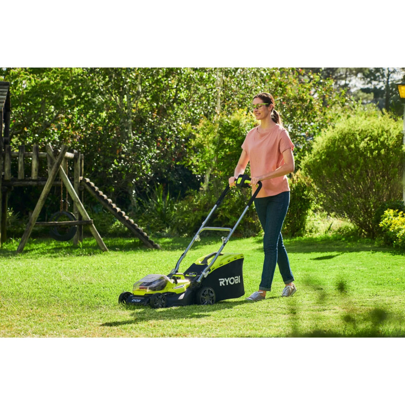 ГИБРИДНАЯ ГАЗОНОКОСИЛКА 18V RYOBI RY18LMH37A-250 ONE+ - Зображення 5