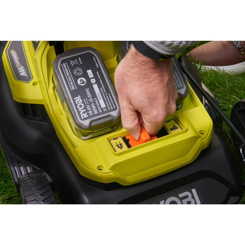 ГИБРИДНАЯ ГАЗОНОКОСИЛКА 18V RYOBI RY18LMH37A-250 ONE+ - Зображення 2