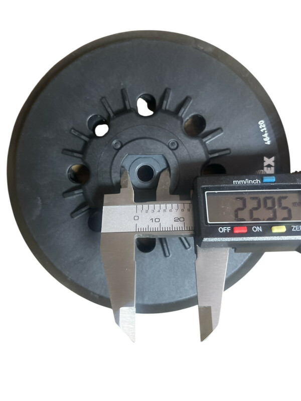 ПОДОШВА (MEDIUM) ДЛЯ БЕЗЩЕТОЧНОЙ ШЛИФОВАЛЬНОЙ МАШИНЫ FLEX 150мм SP-EC M D150 - Зображення 3