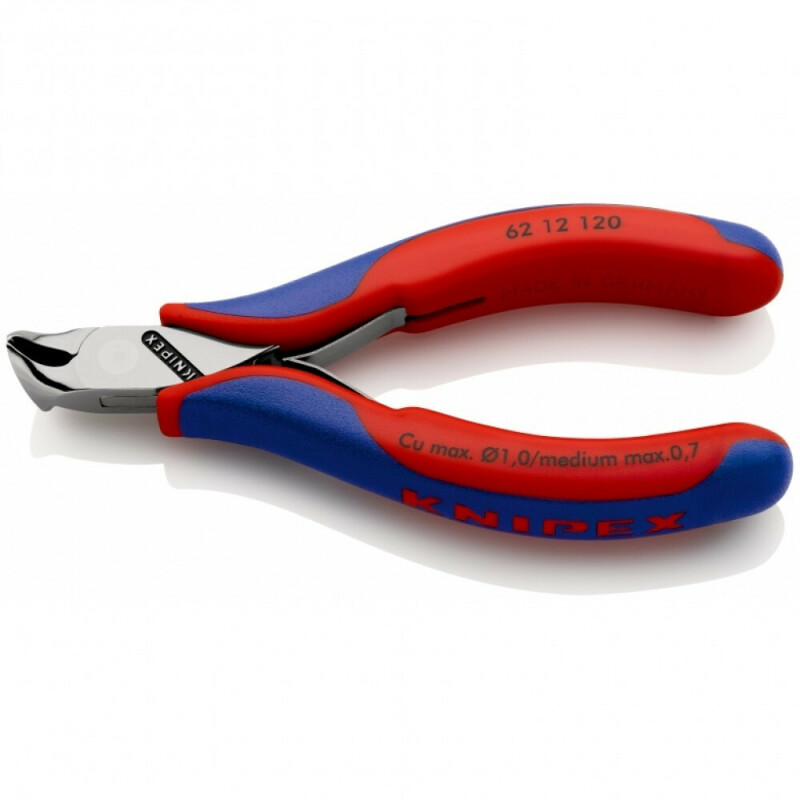 Кусачки угловые для электроники 120 мм Knipex 62 12 120