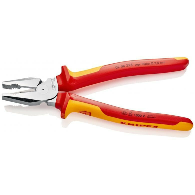 Плоскогубцы диэлектрические комбинированные KNIPEX 02 06 225 - Зображення 2