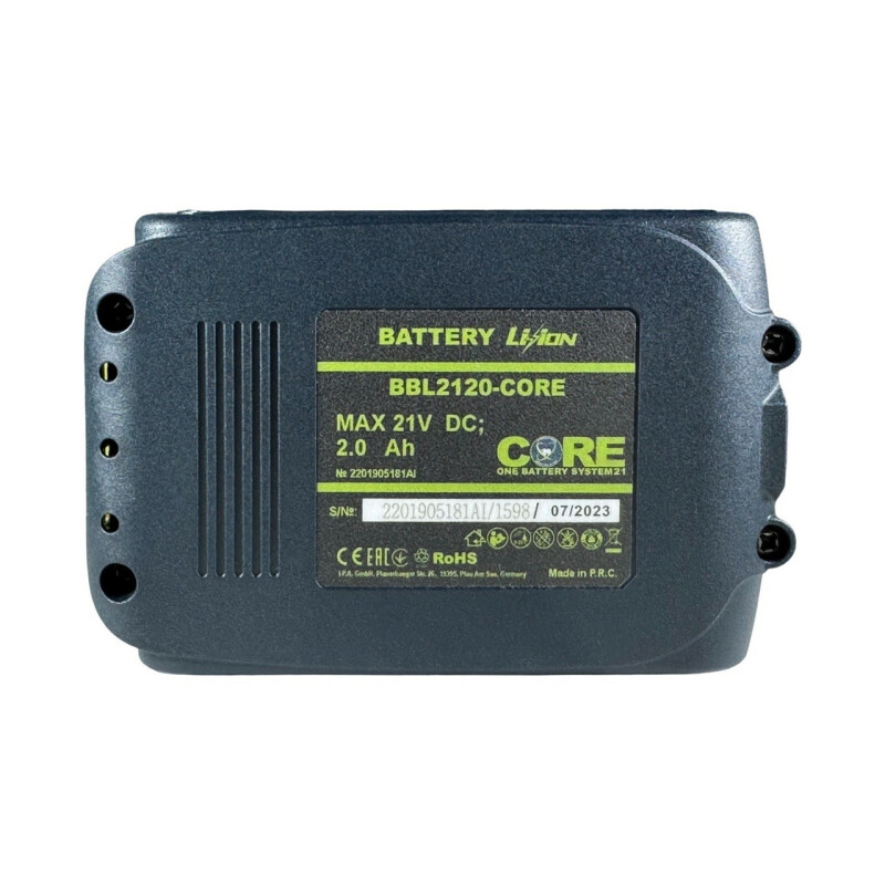 Аккумуляторная батарея TITAN BBL2120-CORE (2 Ач, 21 В) - Зображення 4