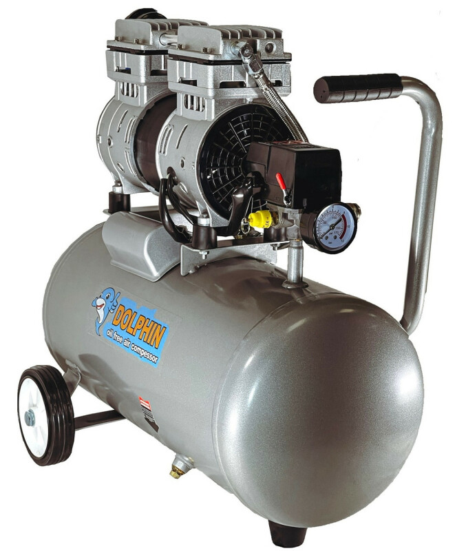 Компрессор воздушный безмаслянный DOLPHIN SZW850AF030 30L 150 l/m - Зображення 3